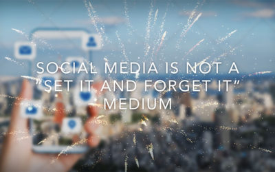 Social Media Is Not A “Set It And Forget It” Medium