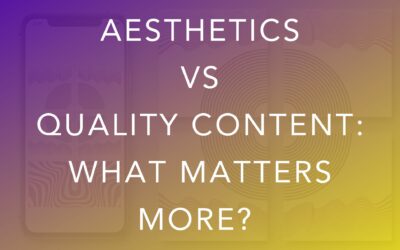 Aesthetics vs Quality Content: What Matters More?